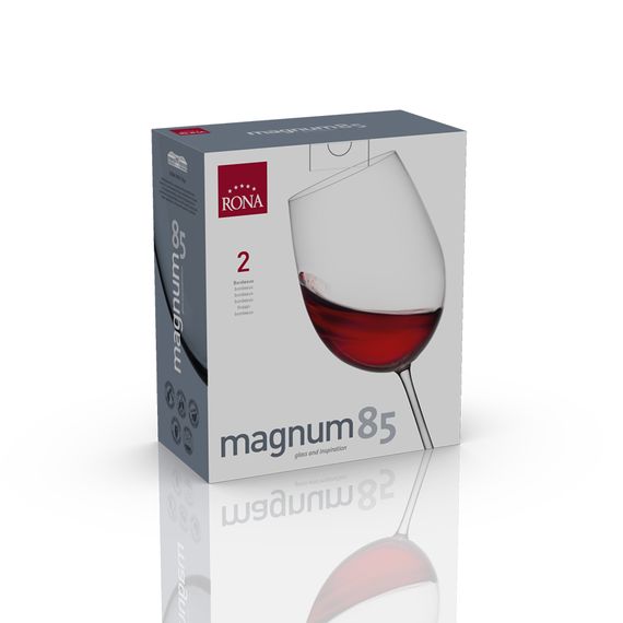 Набор из 2-х бокалов для Бордо, серия Magnum, 850 мл, Rona, фото , изображение 3