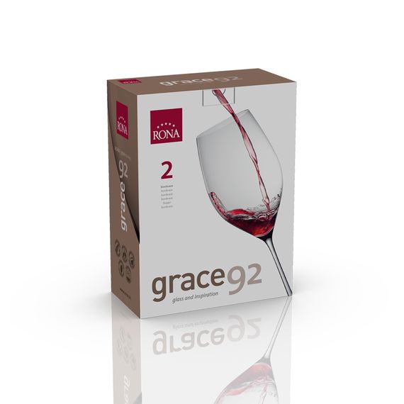 Набор из 2-х бокалов для Бордо, серия Grace, 920 мл, Rona, фото , изображение 3